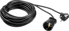 Удлинитель-шнур ЗУБР ПВС 307-Ш, 10 м, 2500 Вт, 1 гнездо, ПВС 3х0,75 мм2, 55022-10