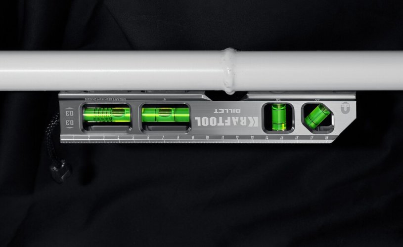 брусковый магнитный уровень KRAFTOOL Billet 8-в-1 20 см 34790