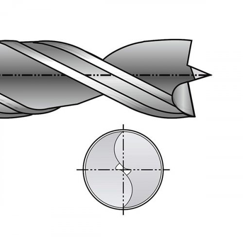 Сверло по дереву спиральное 7,0 х109 х65, KEIL, ( 180000070 )