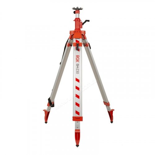 Комплект: ротационный нивелир AMO ROTOR 300G + штатив RGK SH-230 рейка