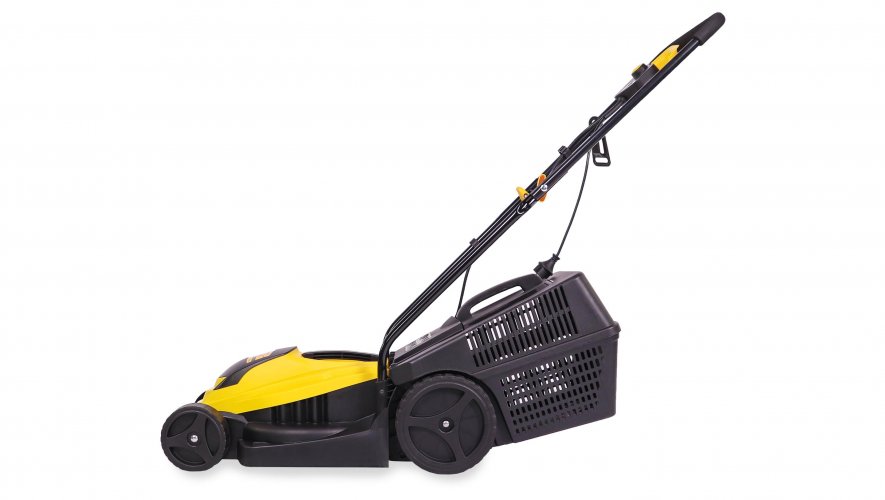 Газонокосилка эл. CHAMPION EM3110 (1 кВт пласт.травосб. 30л ширина 320мм 20-60мм, 6,8кг)