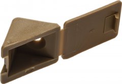 Мебельный уголок с шурупом ЗУБР цвет бук, 4,0x15мм, ТФ6, 4шт 4-308256-2