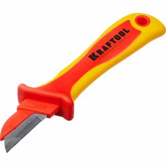 Диэлектрический, прямой нож электрика KRAFTOOL KN-1 45401
