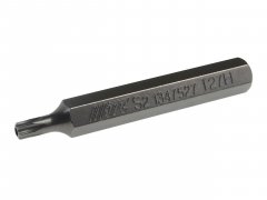 Бита TORX Т27Hх75мм 10мм удлиненная S2 JTC-1347527