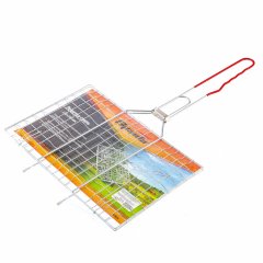 Решетка-гриль 220 x 340 мм, хромированная, PVC рукоятка Sparta 69636