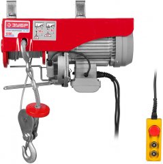 Электротельфер 1т ЗУБР ЗЭТ-1000