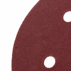 Круг абразивный на ворсовой подложке под "липучку", перфорированный, P 150, 150 мм, 5 шт Matrix 73842