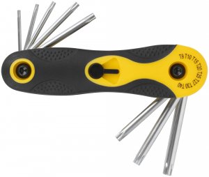 Ключи TORX CrV 8 шт. (T9-T40) складные