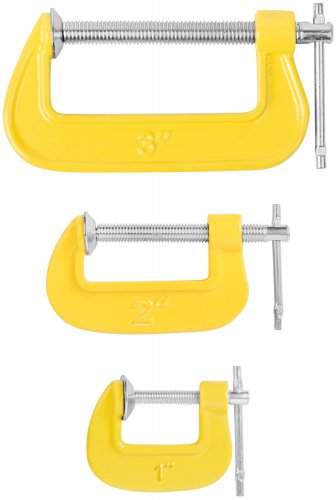 Струбцины тип "G", набор 3 шт. 1", 2", 3"