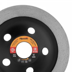 Чашка алмазная зачистная, 125 мм, сплошная Sparta 729935