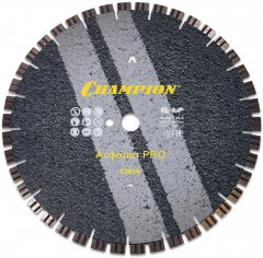 Диск алмазный CHAMPION асфальт PRO 350/25,4/10 Asphalt Runner (асф. по бетону,свежий бетон)