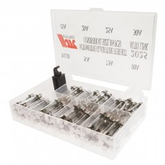 Предохранитель 5-30А стеклянных трубчатых 106шт. в боксе JTC-2025