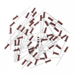 Заклепки 3.2 х 8 мм RAL 3005, красное вино, 50 шт Matrix 40678
