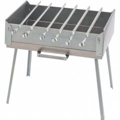 Мангал-дипломат в сумке 410 x 280 x 125, 1.5 мм, 6 шампуров в комплекте, Россия Camping Palisad 69538