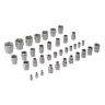 Набор инструментов, 1/2", 1/4", CrV, S2, пластиковый кейс, 122 предмета Denzel