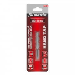 Метчик ручной М6 х 1 мм, Р6М5 Matrix 76675
