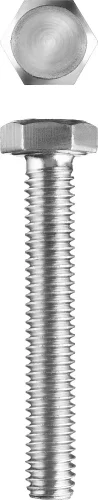Болт ЗУБР ГОСТ 7798-70 M20 x 120 мм, 5 кг, (примерно 16 шт.) кл. пр. 5.8, оцинкованный 303080-20-120
