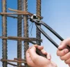 Клещи арматурные фосфатированные, черного цвета 250 мм, KNIPEX, ( KN-9901250 )