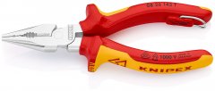 Пассатижи удлиненные хромированные 145 мм, KNIPEX, ( KN-0826145T )