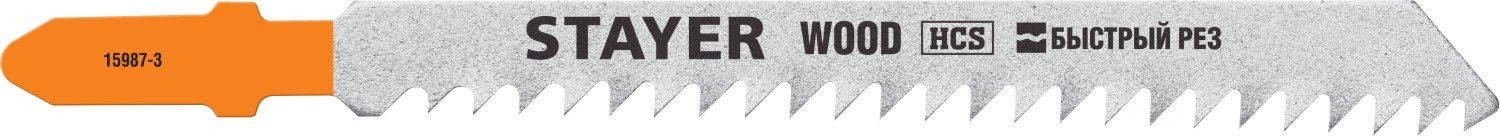 Полотна по дереву, ДВП, ДСП (2 шт; 75х3 мм; HCS; Т-хвост.; Т111С) для электролобзика STAYER 15987-3_z02