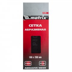 Сетка абразивная, P 800, 106 х 280 мм, 25 шт Matrix 75190