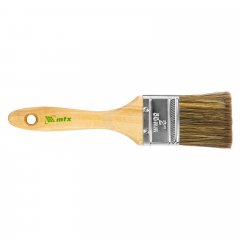Кисть плоская "Евро" 2", смешанная щетина, деревянная ручка MTX 83079