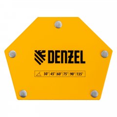 Фиксатор магнитный для сварочных работ усилие 50 LB, 30х45х60х75х90х135 град. DENZEL 97554