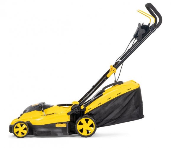 Газонокосилка эл. CHAMPION EM3616 (1,6 кВт пласт.+ткань травосб. 45л ширина 360мм 20-70мм, 11,5кг)