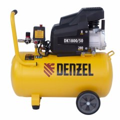 Компрессор воздушный DK1800/50, Х-PRO 1.8 кВт, 280л/мин, 50л Denzel 58068