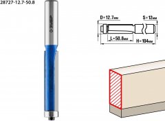 Кромочная фреза с нижним подшипником ЗУБР Профессионал 12.7x50.8 мм 28727-12.7-50.8