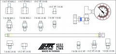 Тестер давления масла гидроусилителя руля в кейсе JTC-4251