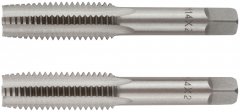 Метчики метрические, легированная сталь, набор 2 шт. М14х2,0 мм FIT 70852