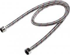 Подводка гибкая для воды ЗУБР 1 м., 1/2", гайка-штуцер 51005-G/S-100