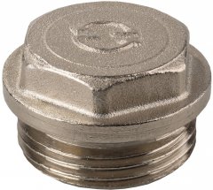 Заглушка с прижимной шайбой 1/2" латунь GENERAL FITTINGS 51100-1/2