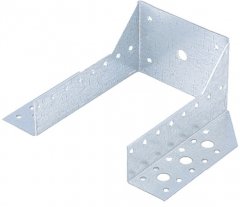 Опора бруса раскрытая, 2 мм, OBR R-50 х 107 х 76 мм, цинк Россия Сибртех 46529