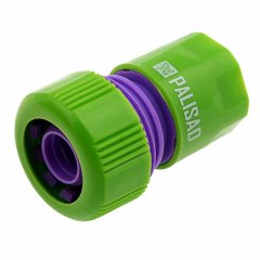 Соединитель пластмассовый, быстросъемный для шланга 3/4 Palisad 66160
