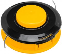 Катушка для триммера универсальная, подходит ко всем косам, идущим в комплекте с ножами Denzel 96304