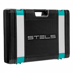 Набор инструментов, 1/2, 1/4, CrV, пластиковый кейс, 98 предметов Stels 14111