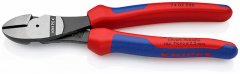 Кусачки боковые особой мощности фосфатированные, черного цвета 200 мм, KNIPEX, ( KN-7402200SB )