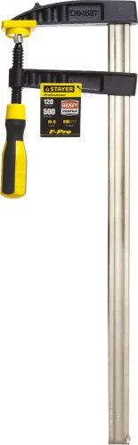 Струбцина тип F, DIN 5117, 120x500мм STAYER PROFESSIONAL 32095-120-500