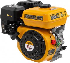 Двигатель бензиновый RX-17K, 7 л.с., 212 см3, горизонтальный вал шпонка 19 мм Denzel 95101