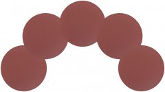Круги шлифовальные сплошные (липучка), алюминий-оксидные, 125 мм, 5 шт.  Р 1000 MOS 39819М