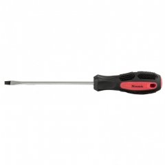 Отвертка Anti-Slip, SL4 х 100 мм, CrV, двухкомпонентная рукоятка Matrix 12210