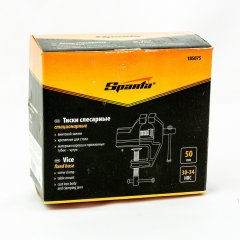 Тиски, 50 мм, крепление для стола Sparta 185075