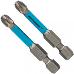 Бита торсионная PZ3 x 50 мм, для ударных шуруповертов, 2 шт. Gross 11489