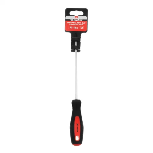 Отвертка Anti-Slip, PH1 х 150 мм, CrV, двухкомпонентная рукоятка Matrix 12246
