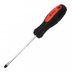 Отвертка Anti-Slip, SL5 х 100 мм, CrV, двухкомпонентная рукоятка Matrix 12216