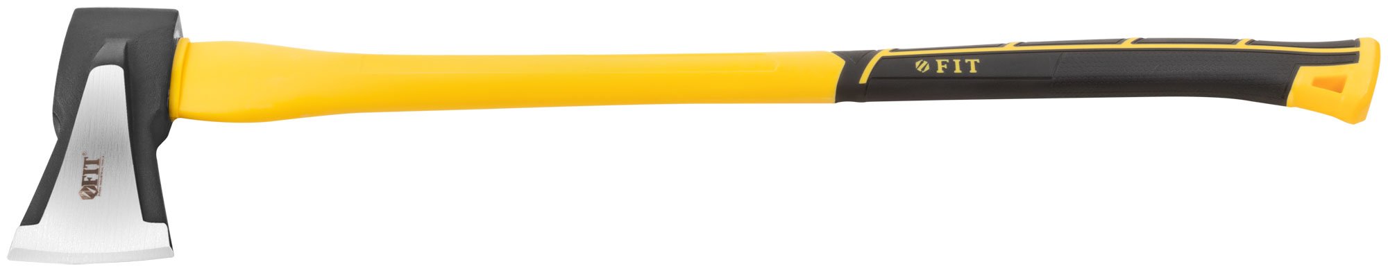 Топор-колун "ушастый" кованый, фиберглассовая длинная ручка 800 мм, 2500 гр. FIT 46175