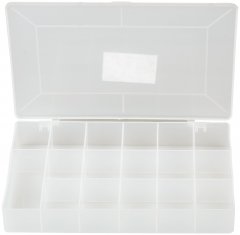 Ящик для крепежа (органайзер) прозрачный 11" ( 275х185х42 мм ) FIT 65641