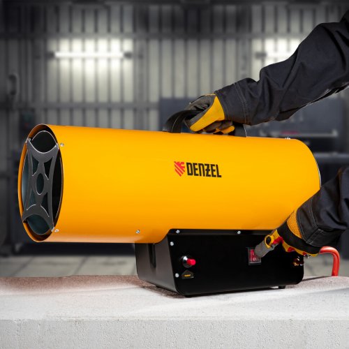 Газовая тепловая пушка GHG-50, 50 кВт, 1400 м3/ч, пропан-бутан Denzel 96480